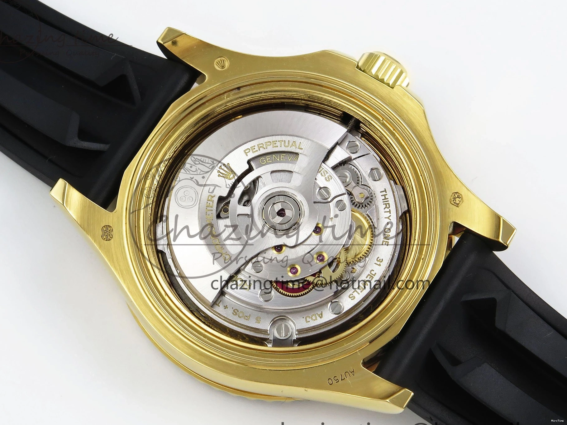 MiroTime 0121 Yacht-Master 226658 KF 1:1 Best Edition YG Wrapped on Oysterflex Strap VR3235 (Gen Weight) Classic 1626